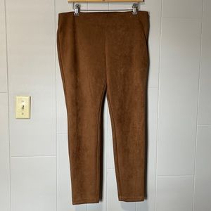 Brown Suede Pants